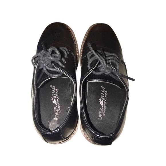 Deer Stags Kids’ Denny‎ Lace-Up Dress Comfort Oxford In Black Size 11M​ - Picture 6 of 12